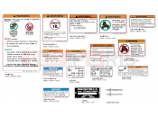 CFMOTO 2023 ATV CFORCE 400 (CF400AU-3S) WARNING DECAL(EU168) - F19-2-A