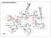 CFMOTO CFORCE 450 (CF400AU-A) FRONT SUSPENSION - F05-V1