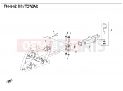 CFMOTO CFORCE 450 (CF400AU-A) TOWBAR (SPLIT) - F40-B
