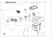 CFMOTO CFORCE 450 (CF400AU-A) AIR FILTER ASSY. - F41-V2