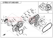 CFMOTO CFORCE 450 (CF400AU-A) CVT CASE ASSY. - E01-3-V3