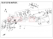 CFMOTO CFORCE 450 (CF400AU-A) MUFFLER - F02-V2