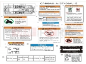 CFMOTO CFORCE 450 (CF400AU-A) WARNING DECAL (EURO)