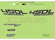 CFMOTO CFORCE 450 (CF400AU-B) DECAL KIT(2017) - F19-1-A