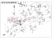 CFMOTO CFORCE 450 (CF400AU-B) MUFFLER - F02-V2