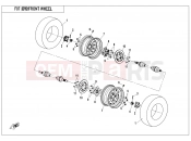 CFMOTO CFORCE 450 (CF400AU-B) FRONT WHEEL - F07
