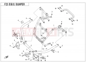 CFMOTO CFORCE 450 (CF400AU-B) BAMPER - F23
