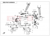 CFMOTO CFORCE 450 (CF400AU-B) FRONT SUSPENSION - F05-V3