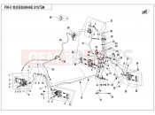 CFMOTO CFORCE 450 (CF400AU-B) BRAKE SYSTEM(RH,SPLIT) - F08-D