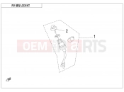 CFMOTO CFORCE 450 (CF400AU-L) LOCK KIT - F01
