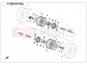 CFMOTO CFORCE 450 (CF400AU-L) FRONT WHEEL - F07