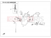 CFMOTO CFORCE 450 (CF400AU-L) HANDLEBAR (CHINA) - F10-1-B