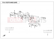 CFMOTO CFORCE 450 (CF400AU-L) HAND GUARD - F10-3
