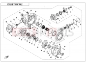 CFMOTO CFORCE 450 (CF400AU-L) FRONT AXLE - F31-V1