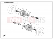 CFMOTO 2018 ATV CFORCE 450 (CF400AU-L) REAR WHEEL - F11