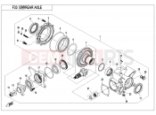CFMOTO 2018 ATV CFORCE 450 (CF400AU-L) REAR AXLE - F33