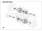 CFMOTO 2019 ATV CFORCE 450 (CF400AU-L) FRONT WHEEL - F07-V2