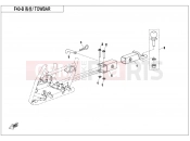 CFMOTO 2019 ATV CFORCE 450 (CF400AU-L) TOWBAR (SPLIT) - F40-B