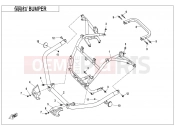 CFMOTO 2020 ATV CFORCE 450 (CF400AU-L) BUMPER(ONLY FOR CANADA) - F23-B
