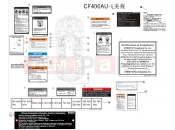 CFMOTO CFORCE 450 (CF400AU-L) WARNING DECAL(NA) - F19-2-E-V3