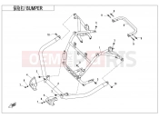 CFMOTO CFORCE 450 (CF400AU-L) BUMPER - F23-A