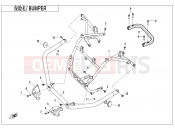 CFMOTO CFORCE 450 (CF400AU-L) BUMPER(ONLY FOR CANADA) - F23-B-V2