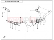 CFMOTO 2022 ATV CFORCE 400 (CF400AU-LF) AIR INJECTED SYSTEM - F00-3-V2
