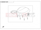 CFMOTO CFORCE 400 (CF400AU-SF) SEAT - F13