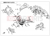 CFMOTO 2022 ATV CFORCE 400 (CF400AU-SF) FRONT PLASTICS - F04-1