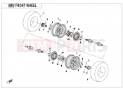 CFMOTO 2022 ATV CFORCE 400 (CF400AU-SF) FRONT WHEEL - F07