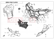 CFMOTO 2025 ATV CFORCE 450 (CF400AZ-3L) FRONT PLASTICS - F04-1-V2