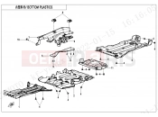 CFMOTO 2025 ATV CFORCE 450 (CF400AZ-3L) BOTTOM PLASTICS - F04-6