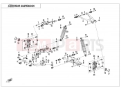 CFMOTO 2025 ATV CFORCE 450 (CF400AZ-3L) REAR SUSPENSION - F06