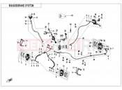 CFMOTO 2025 ATV CFORCE 450 (CF400AZ-3L) BRAKE SYSTEM - F08-A-V4