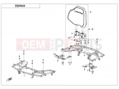 CFMOTO 2025 ATV CFORCE 450 (CF400AZ-3L) RACK(PLASTIC) - F14-B-1