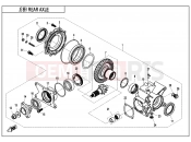 CFMOTO CFORCE 520 (CF500ATR-2L [T3a] ) REAR AXLE - F33-V2