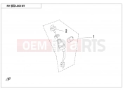 CFMOTO CFORCE 520 (CF500ATR-2L [T3b] ) LOCK KIT - F01