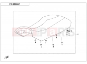 CFMOTO CFORCE 520 (CF500ATR-2L [T3b] ) SEAT - F13