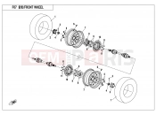 CFMOTO CFORCE 520 (CF500ATR-2S [T3b] ) FRONT WHEEL - F07-A