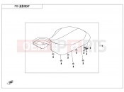CFMOTO CFORCE 520 (CF500ATR-2S [T3b] ) SEAT - F13