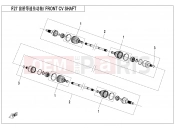 CFMOTO CFORCE 520 (CF500ATR-2S [T3b] ) FRONT CV SHAFT(ODM) - F27-A