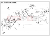 CFMOTO 2018 ATV CFORCE 520 (CF500ATR-2S [T3a] ) MUFFLER - F02
