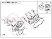 CFMOTO CFORCE 550 (CF500ATR-3) CVT CASE ASSY.ï¼OLDï¼ - E01-3