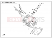 CFMOTO CFORCE 550 (CF500ATR-3) CYLINDER ASSY. - E02-3