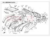 CFMOTO CFORCE 550 (CF500ATR-3) REAR PLASTIC - F04-3