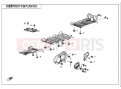 CFMOTO CFORCE 550 (CF500ATR-3) BOTTOM PLASTICS - F04-4-V3