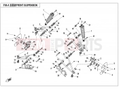 CFMOTO CFORCE 550 (CF500ATR-3) FRONT SUSPENSION - F05-A