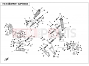 CFMOTO CFORCE 550 (CF500ATR-3) FRONT SUSPENSION - F05-B