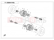 CFMOTO CFORCE 550 (CF500ATR-3) REAR WHEEL - F11