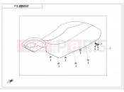 CFMOTO CFORCE 550 (CF500ATR-3) SEAT - F13